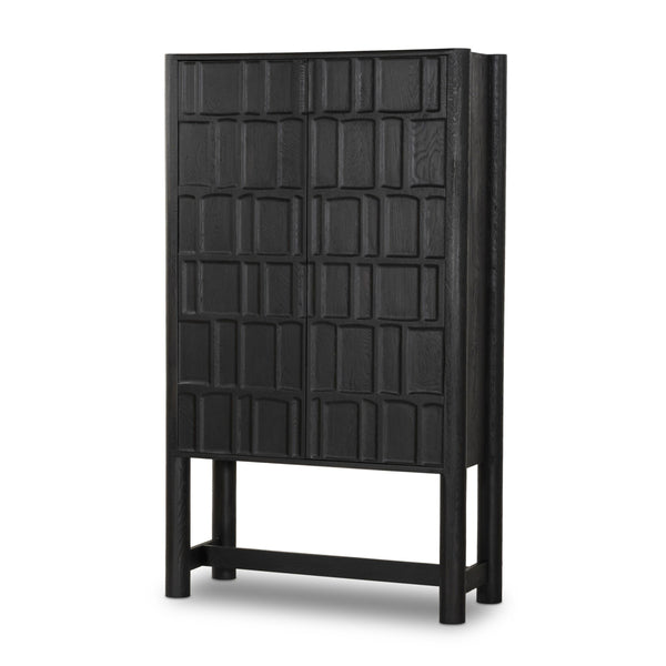 Ezri Cabinet - Black Oak
