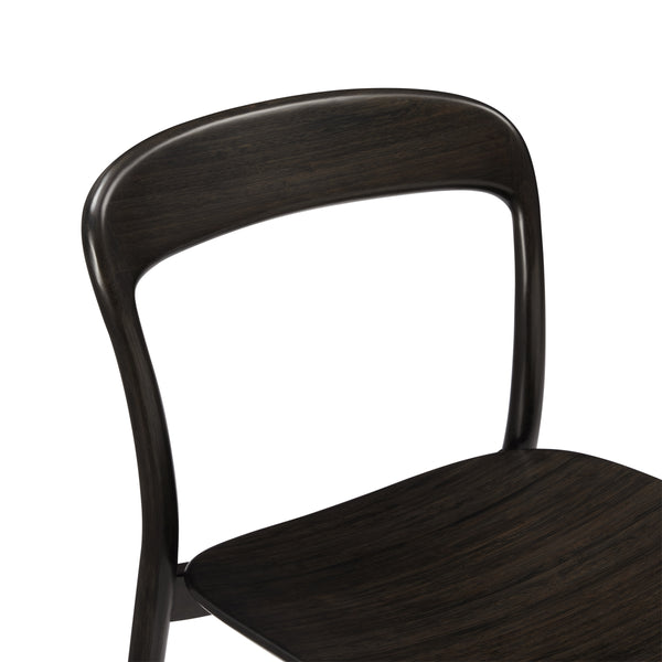 Hanna Chair Bamboo seat, Caviar