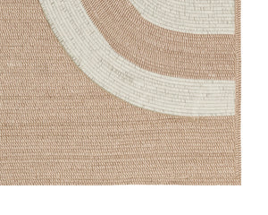DERBY HAND-WOVEN RUG - SAND / CREAM - 10' X 14'