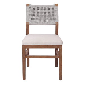Pierre Rope Dining Chair In Gray 