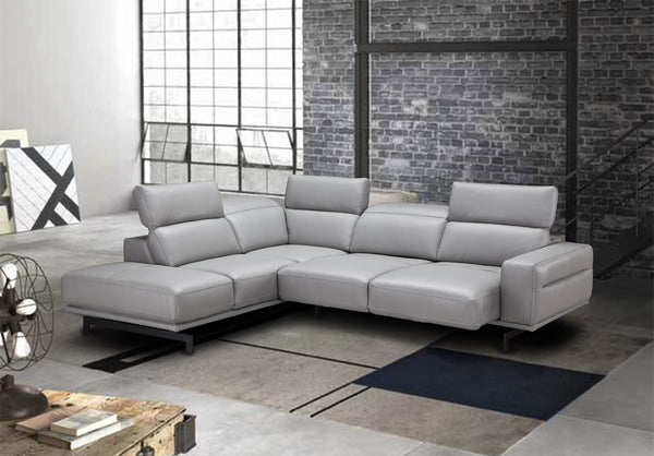 Rayan Light Grey Sectional in Left Facing