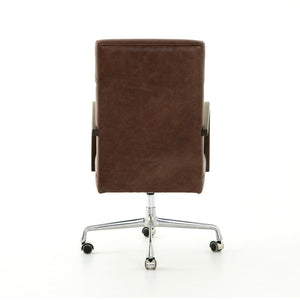 Bryson Traditional Desk Chair-Havana Brown