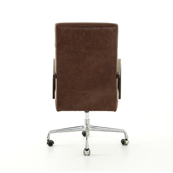 Bryson Traditional Desk Chair-Havana Brown
