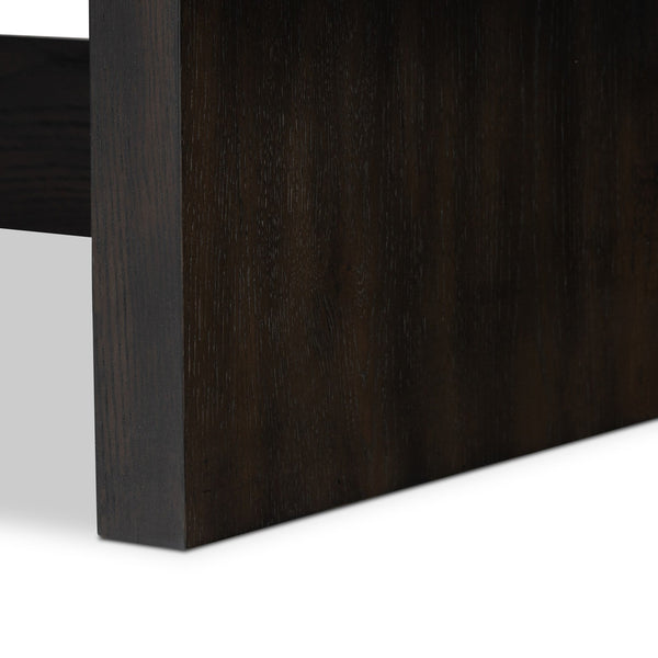 Isaac Coffee Table - Smoked Black Veneer