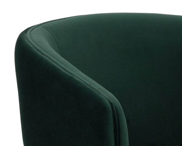 CLAREN OFFICE CHAIR - DEEP GREEN SKY