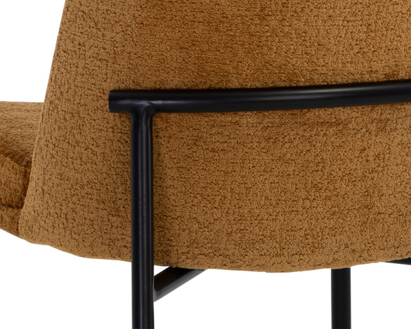 ZEKE DINING CHAIR - BLACK - BERGEN MARMALADE