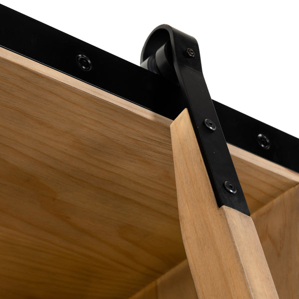 Bane Triple Bookshelf W/ Ladder In Smoked P