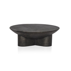 Sante 48" Coffee Table In Raw Black