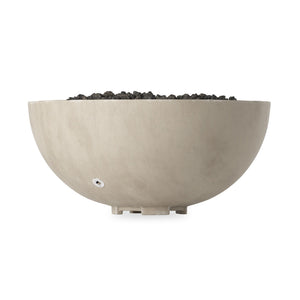 Bronson Outdoor Fire Table In Natural Concrete