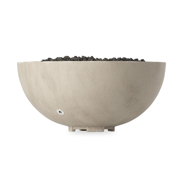 Bronson Outdoor Fire Table In Natural Concrete