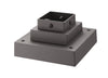 Pier Mounts Outdoor Pier Mount in Deep Bronze Finish