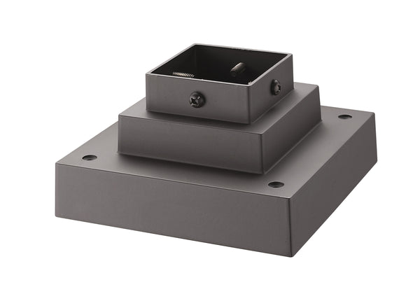 Pier Mounts Outdoor Pier Mount in Deep Bronze Finish