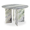 Celia Round Dining Table in Green Onyx Marble