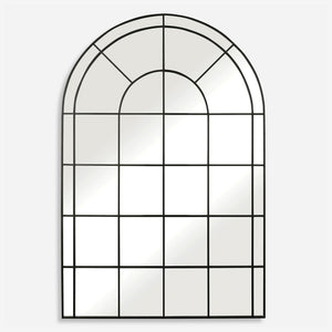 Grantola Black Arch Iron Mirror