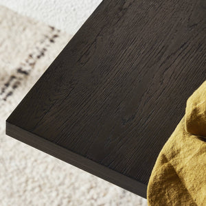 Huxley Dining Table 84" - Smoked Black Veneer