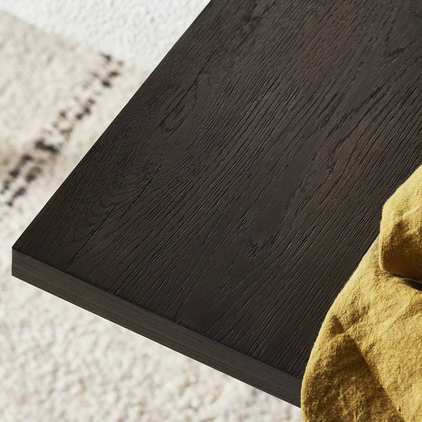 Huxley Dining Table 84" - Smoked Black Veneer