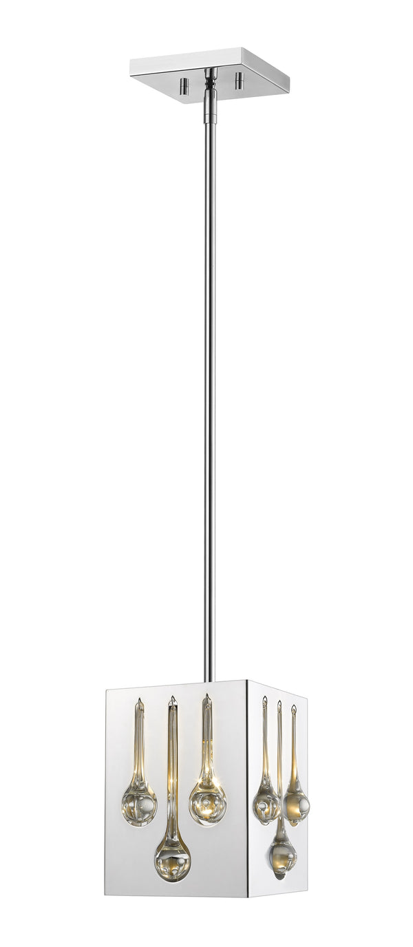 Oberon 1 Light Pendant in Chrome  Finish