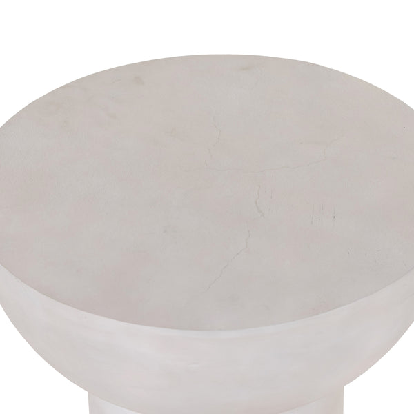 Searcy End Table In Textured Matte White