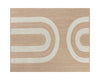 DERBY HAND-WOVEN RUG - SAND / CREAM - 8' X 10'