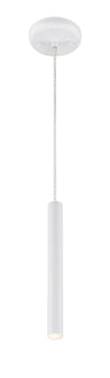 Forest 1 Light Mini Pendant in Matte White Finish