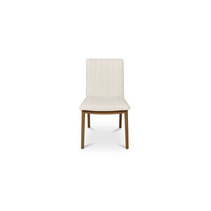 Moe's Demi Dining Chair Set of 2 in Cream