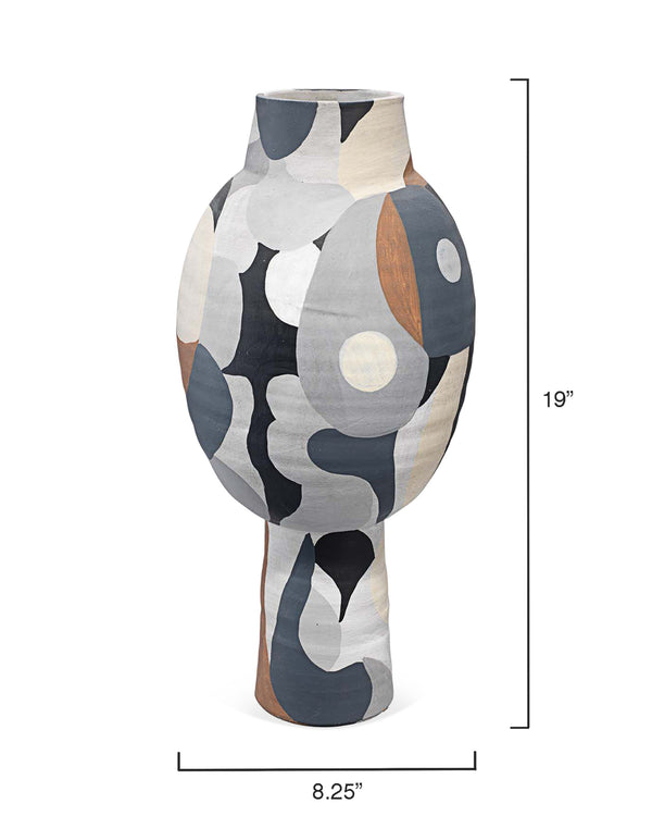 Pablo Ceramic Decorative Vase, Tall
