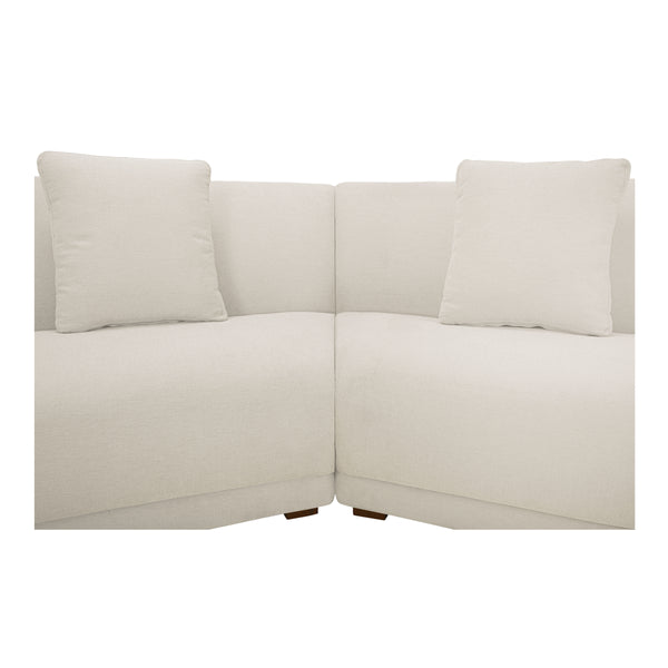 Moe's Fraser 2 Piece Modular Sofa Off White