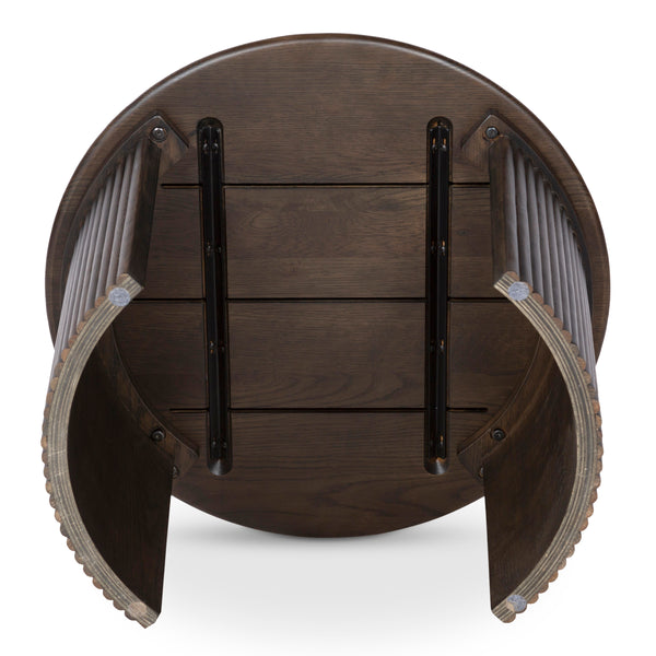 Moe's Penny Nesting Coffee Table in Dark Brown Oak