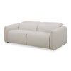 Eli Power Recliner Sofa in Warm White