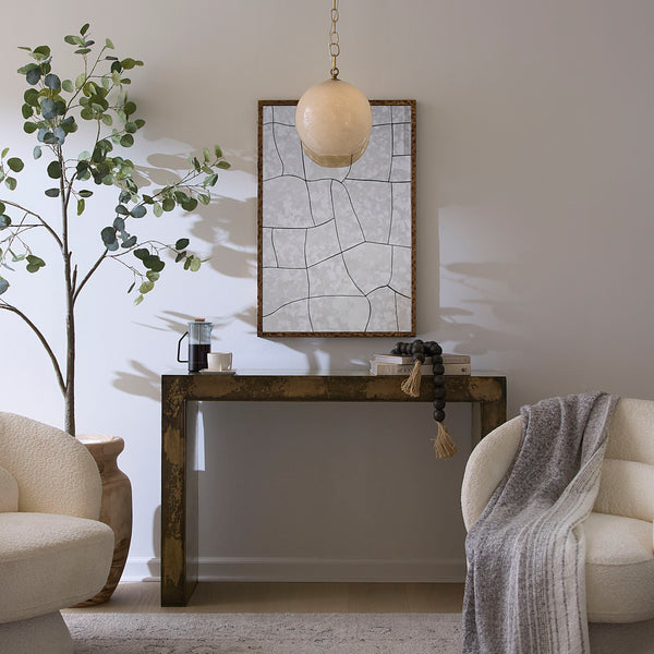 Charlemagne Acid Wash Console Table
