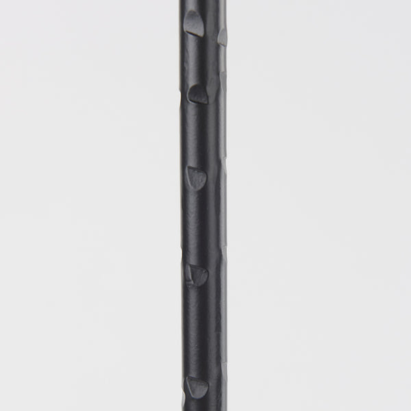 Porter 6.0L x 6.0W x 30.0H Large Black Iron Candle Holder