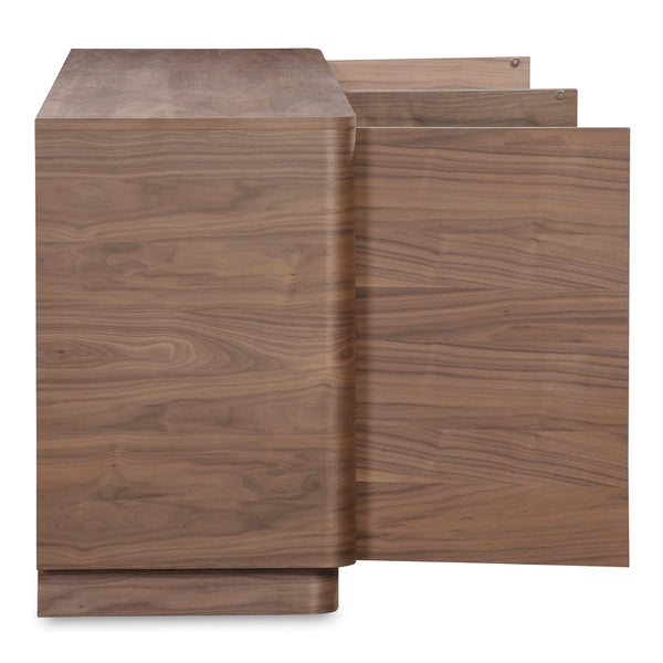 Round Off Sideboard in Walnut Brown
