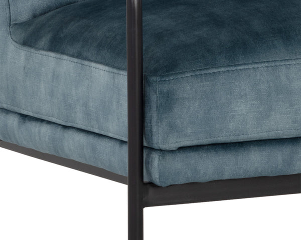 TRISTEN LOUNGE CHAIR - NONO PETROL