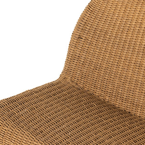 Portia Outdoor Dining Bench In 50" In Natural
