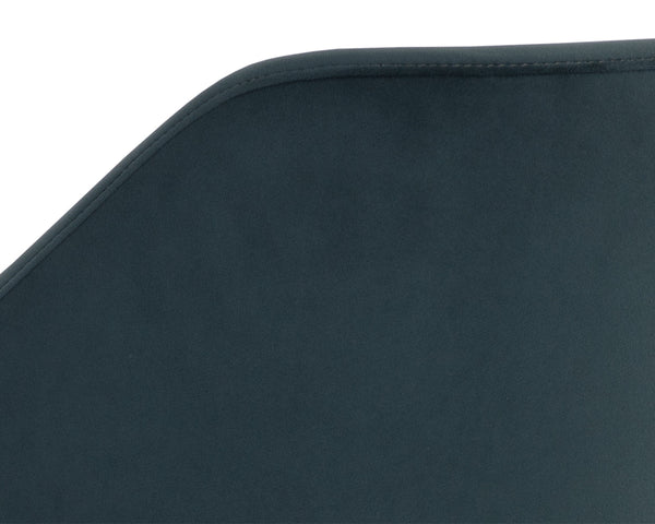 MILTON DINING ARMCHAIR - SMOKE ACACIA - MEG DUSTY TEAL