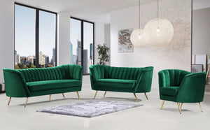 Josefina Sofa In Green Velvet