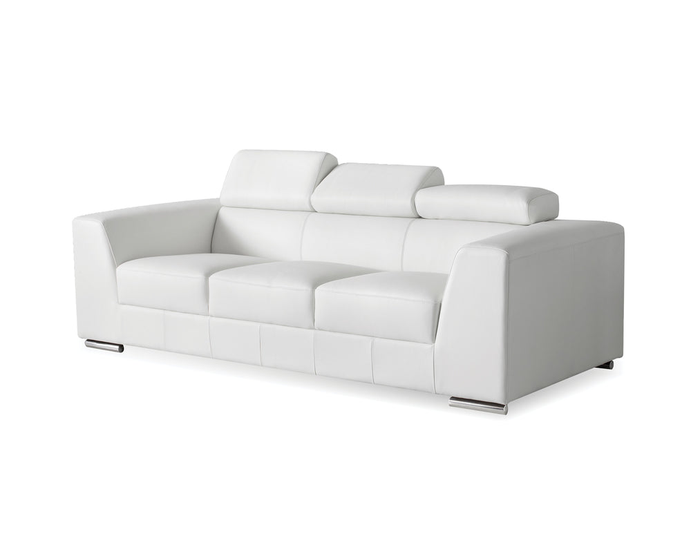 Icon Sofa in white premium leather