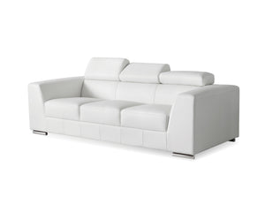 Icon Sofa in white premium leather