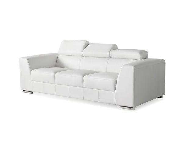 Icon Sofa in white premium leather