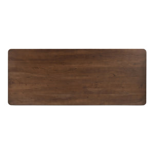 Moe's Russet Dining Table with Drawers