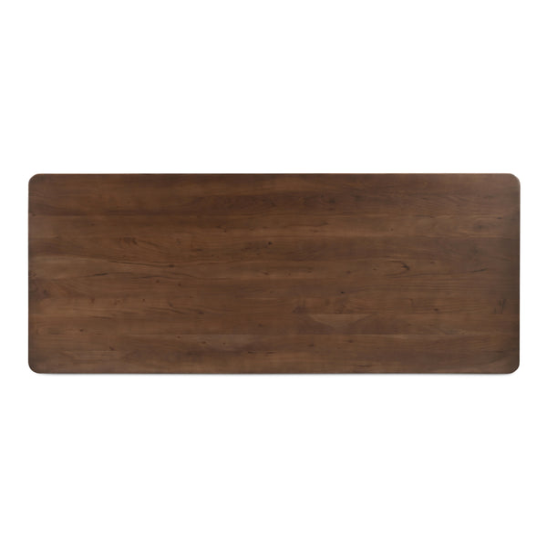 Moe's Russet Dining Table with Drawers