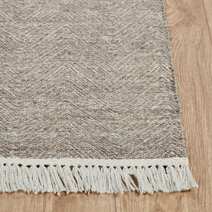 Indoor/Outdoor Augusta Rug - Dune 8'x10' Handwoven Herringbone