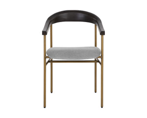 GIORGIO DINING ARMCHAIR - POLO CLUB STONE