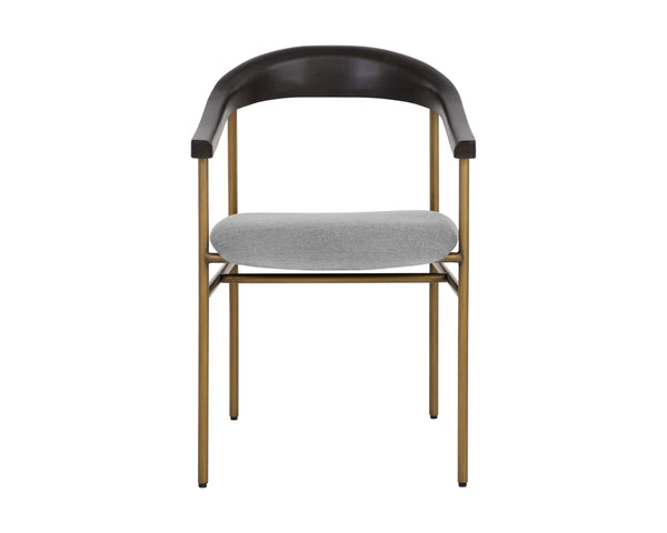 GIORGIO DINING ARMCHAIR - POLO CLUB STONE