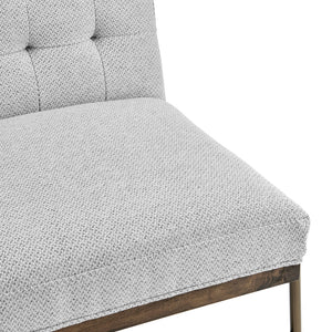 Marlow Fabric Accent Chair In Cardiff Gray