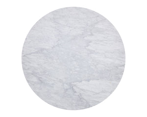 PALOMA DINING TABLE - ROUND - WHITE MARBLE - 54"