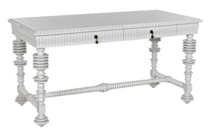 Portuguese Desk, Small, Solid White