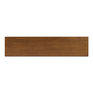 Lincoln Media Cabinet in Brown with Clinker Design