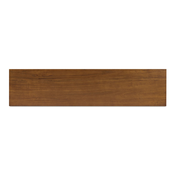 Lincoln Media Cabinet in Brown with Clinker Design
