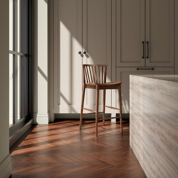 Marley Counter Stool in Walnut